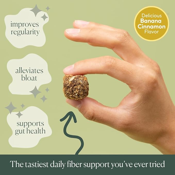 Fiber Supplement - 5g Daily Fiber Bite - Supports Regularity, Digestion and Gut Health - All