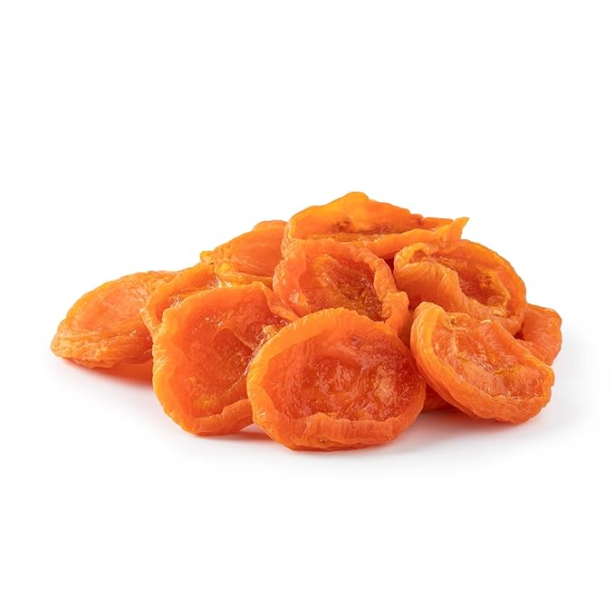 NUTS U.S. - California Sun Dried Fancy Apricots | Juicy and Tangy Flavor | No Sugar or Color Added