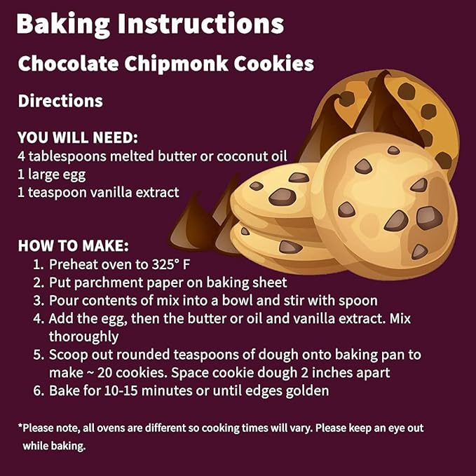 ChipMonk Cookie Mix - Zero or Low Carb Keto Friendly Snacks, Dessert, Cookies, Gluten-Free, High