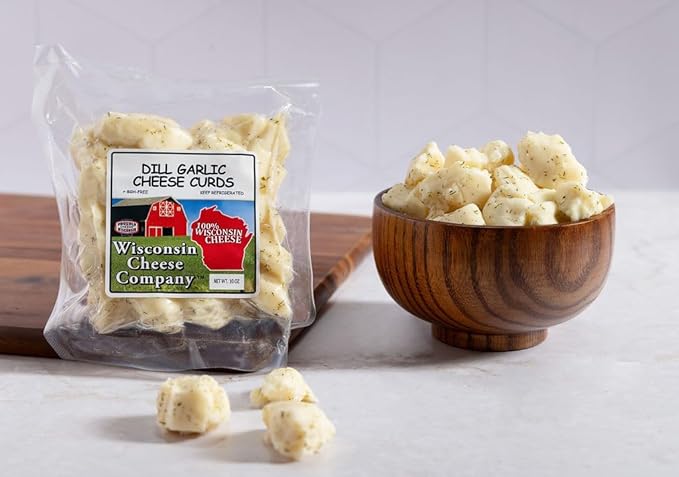 Wisconsin Cheese Company - 100% Wisconsin Cheese Curd Variety Sampler Gift Box - (Pack of 7) | Huge