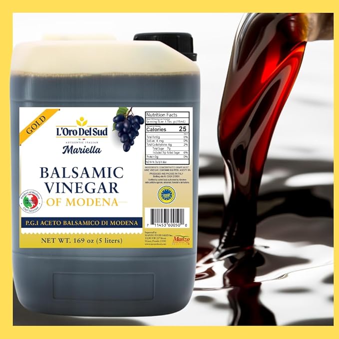 L'Oro Del Sud Ultra Premium,"Gold Label" 8 year Aged Balsamic Vinegar of Modena, IGP Certified
