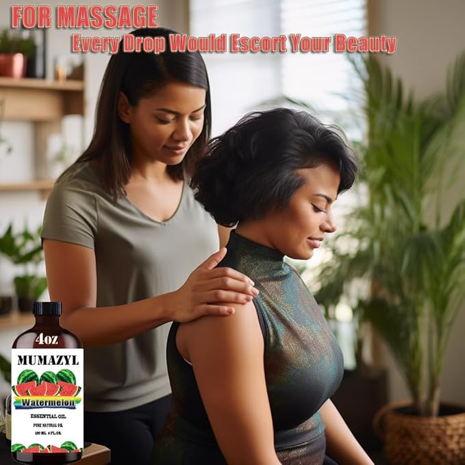 Watermelon Essential Oil, Watermelon Oil 4 Fl Oz 120ML for Diffuser Humidifier Yoga Cleaning DIY