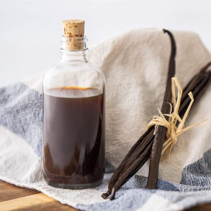 16 oz Pure Vanilla Extract - 100% Real Vanilla Extract - For Cooking, Drinks & Desserts - 100%