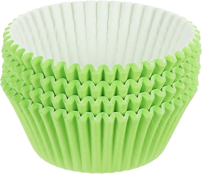 uxcell 100 Pcs Cupcake Liners, Muffins Paper Baking Cups Wrappers Standard Greaseproof for Baking