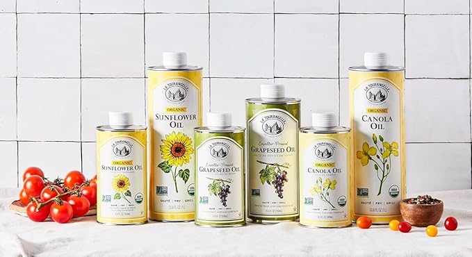 La Tourangelle, Organic Canola Oil, Expeller-Pressed Non-GMO Canola Seeds, Pesticide and Chemical