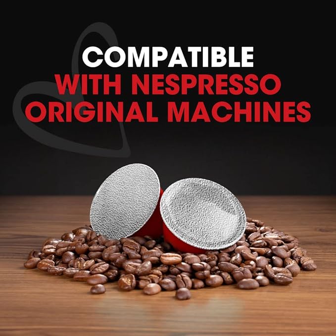 Italian Coffee pods compatible with Nespresso Original machines, Espresso capsules (100 Passione