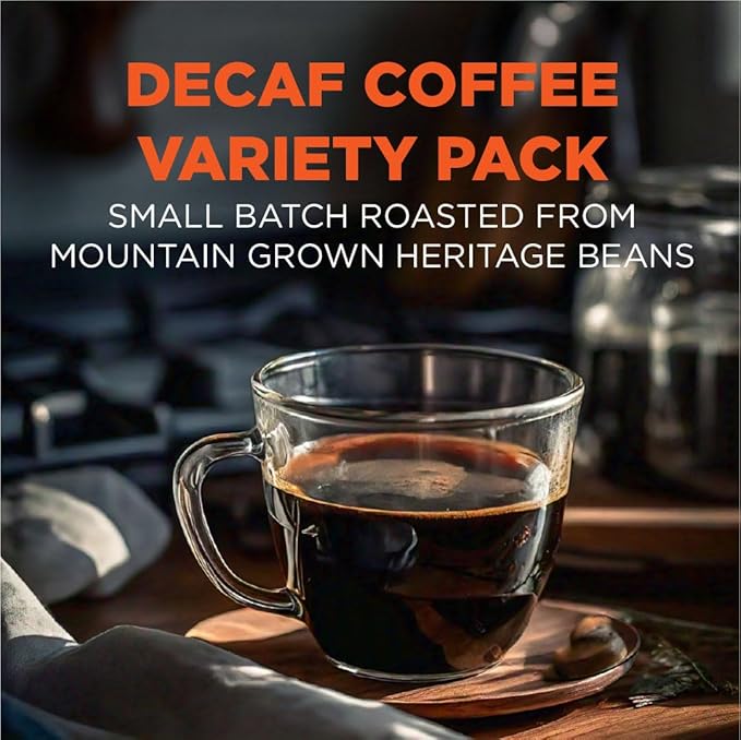 Maud's Decaf Coffee Pods Variety Pack, 80 ct, 9 Assorted Roasts & Flavors, Decaffeinated Medium