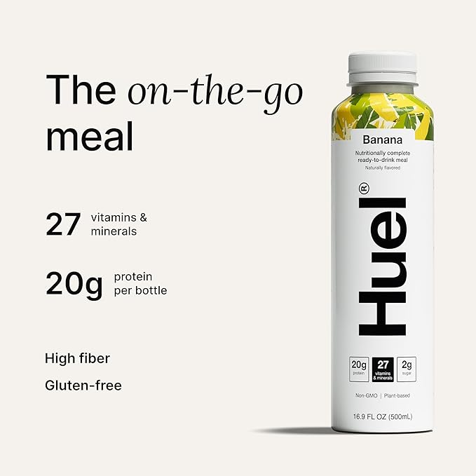 Huel Ready-to-Drink | Banana Meal Replacement Drink | High Protein Drink | Nutritionally Complete