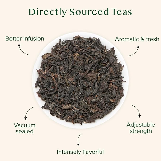 VAHDAM, High Mountain Oolong Tea Leaves From Himalayas (50+ Cups, 3.53oz) Strong & Robust Oolong