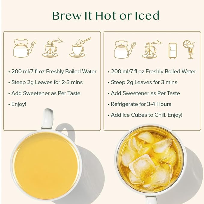 VAHDAM, Earl Grey Citrus Green Tea Loose Leaf (50+ Cups, 3.5 oz) Loose Leaf Earl Grey Green Tea