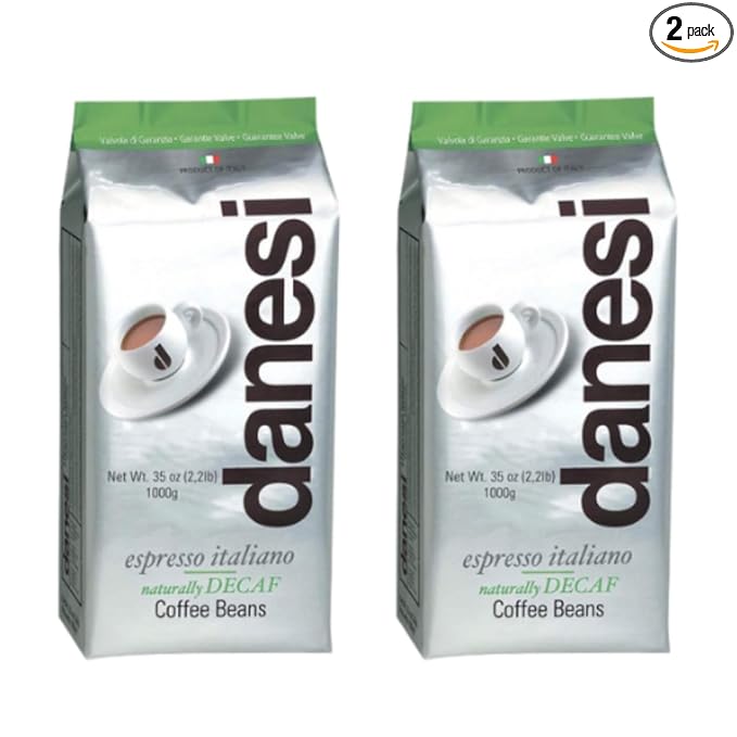 Danesi Caffe Italian Whole Coffee Beans - Espresso Coffee Beans and Medium Roast Whole Bean
