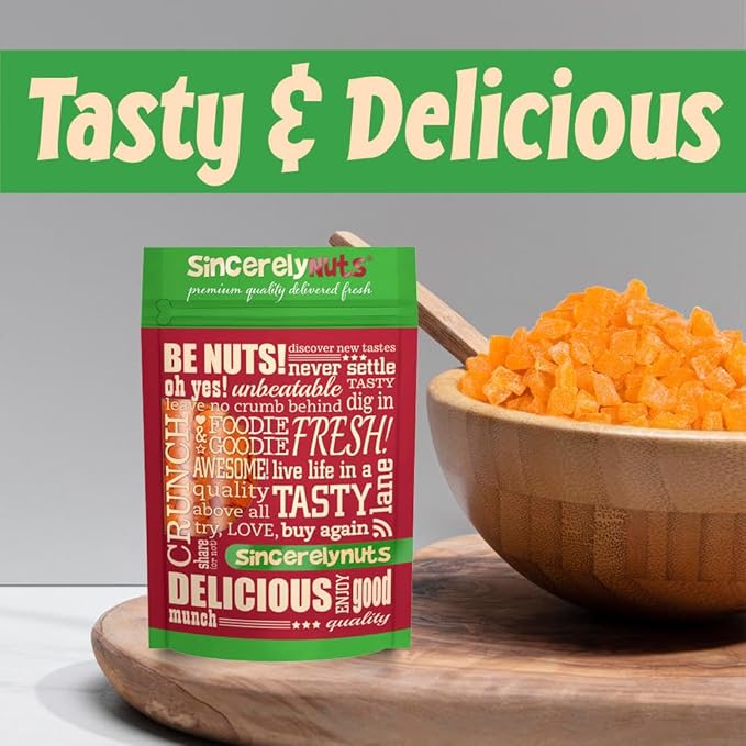 Sincerely Nuts Diced Mangos (2 LBS)-Nutritious and Satisfying Tropical Fruit-Healthy Alternative