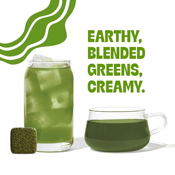 Tea Drops Lightly Sweetened Organic Tea Bulk Box | Matcha Green Tea | Iced or Hot Bagless Instant