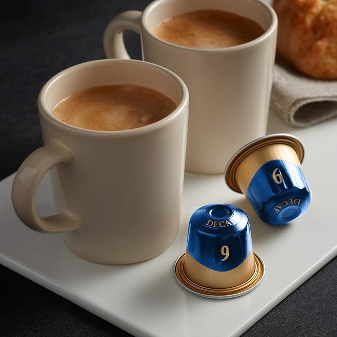 Peet's Coffee, Medium Roast Decaf Espresso Capsules, Compatible with Nespresso Original Machine