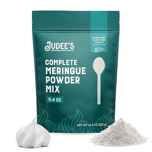 Judee's Gluten Free Complete Meringue Powder Mix - 11.4 Oz for Baking and Decorating - Gluten-Free