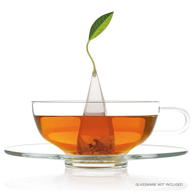 Tea Forte Mariposa Premium Tea Petite Presentation Box Tea Gift Sampler, 10 Count, 1 of Each