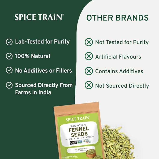 Fennel Seeds (397g/14oz) Tested for Quality | Raw Fennel Seed | Perfect for Cooking, Teas