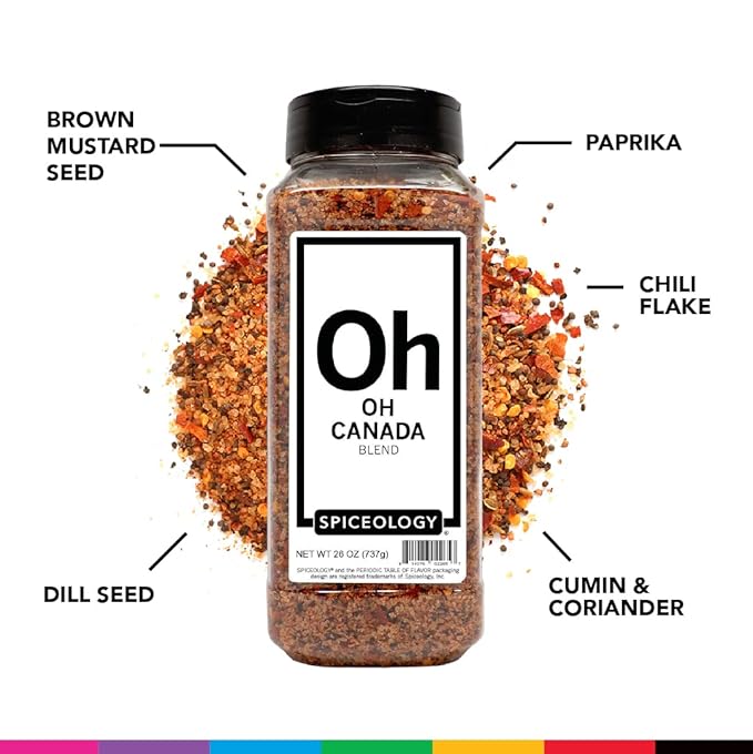 Spiceology - Oh Canada Steak Seasoning - All-Purpose BBQ Rubs, Spice Blends and Seasonings - Use