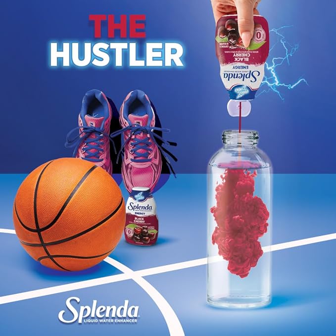 SPLENDA Energy Liquid Water Enhancer Drops, Sugar Free, Zero Calorie, Natural Flavor, Concentrated