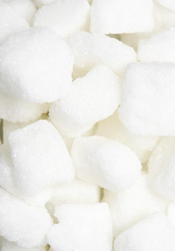 India Tree White Sugar Cubes Mauritius 12 oz Bag – Pure Cane Non-GMO Raw Sweetener for Coffee Tea