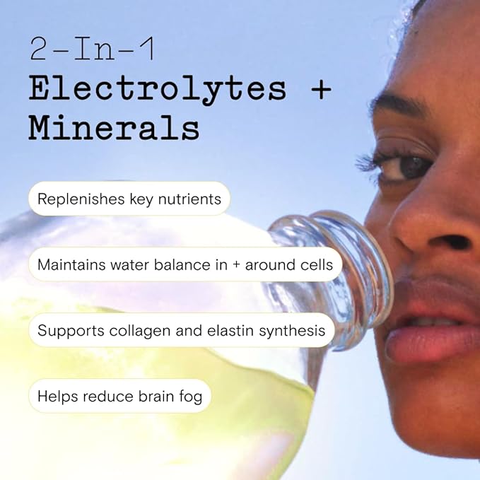 Moon Juice - Mini Dew Electrolytes Powder - Pomelo Grapefruit (30 Servings) - 2in1 Electrolytes &