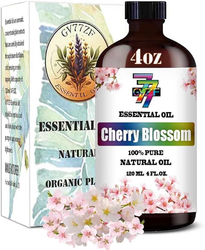 Cherry Blossom Essential Oil (4 oz/120 ml) ??Cherry Blossom Oils for Aromatherapy, diffusers