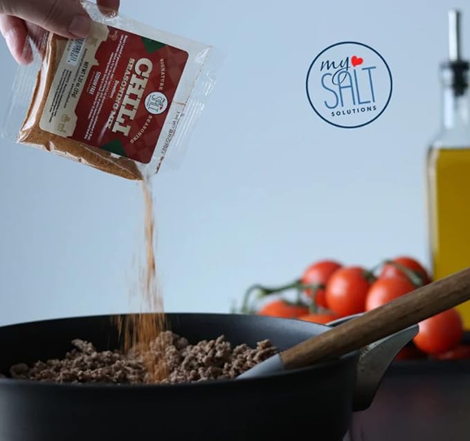 MySALT Chili Seasoning Mix 3 Pack ??Sodium Free Comfort Food for Hearty Chili Night ??Salt-Free