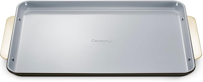 Caraway Non-Stick Ceramic Baking Sheet - Naturally Slick Ceramic Coating - Non-Toxic, PTFE & PFOA
