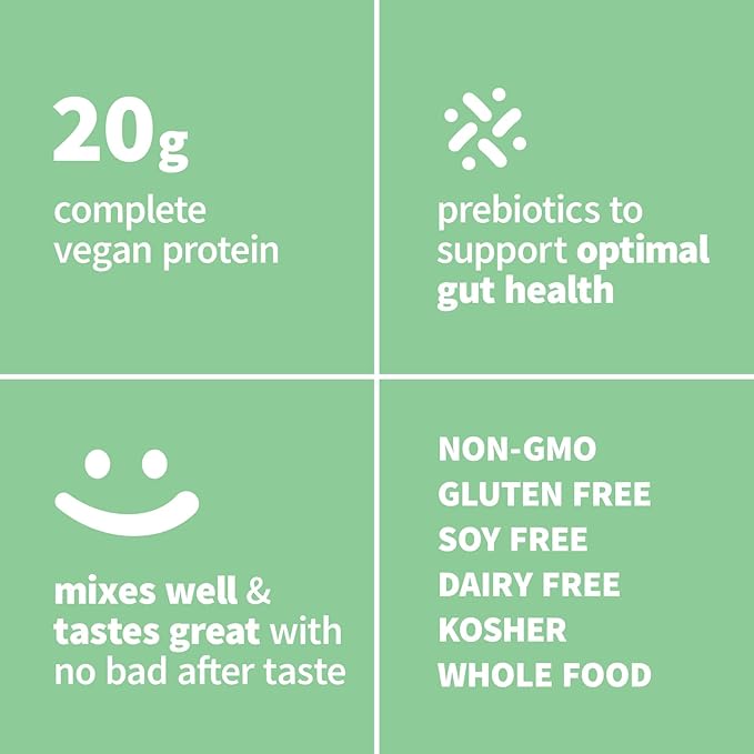 Sprout Living Epic Protein, Plant Based Protein & Superfoods Powder, Vanilla Lucuma Powder | 20