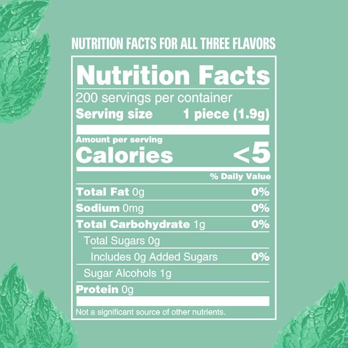 ORBIT Peppermint, Spearmint, & Wintermint Assorted Sugar Free Chewing Gum Bulk Pack, 13.4 oz