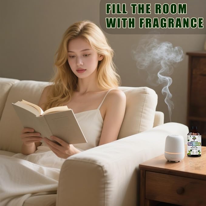 Gardenia Essential Oil (4 oz/120 ml) ??Gardenia Oils for Aromatherapy, diffusers, humidifiers, Home
