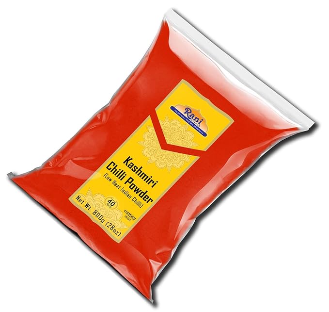 Rani Kashmiri Chilli Powder (Deggi Mirch, Low Heat) Ground Indian Spice 28oz (800g) ~ All Natural