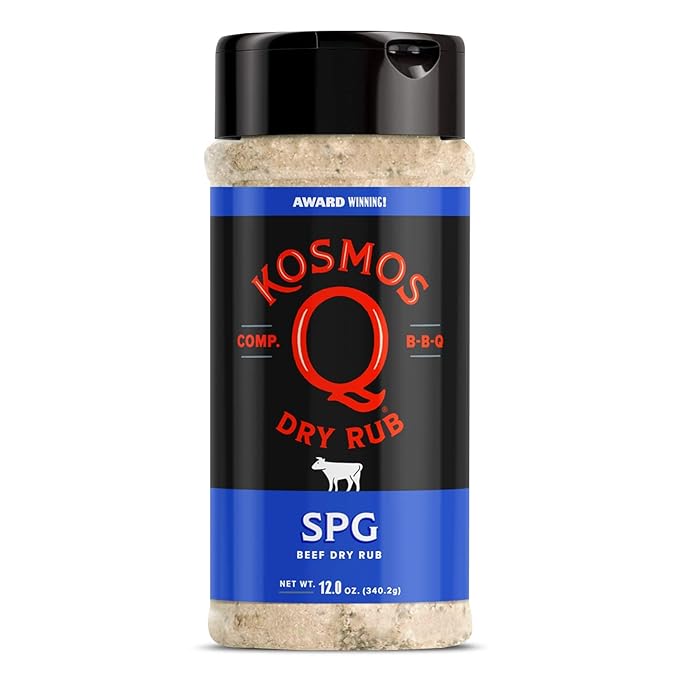 Kosmos Q BBQ Grill Spices and Seasonings Set - 8 Flavor Variety BBQ Rub Seasoning Gift Set for