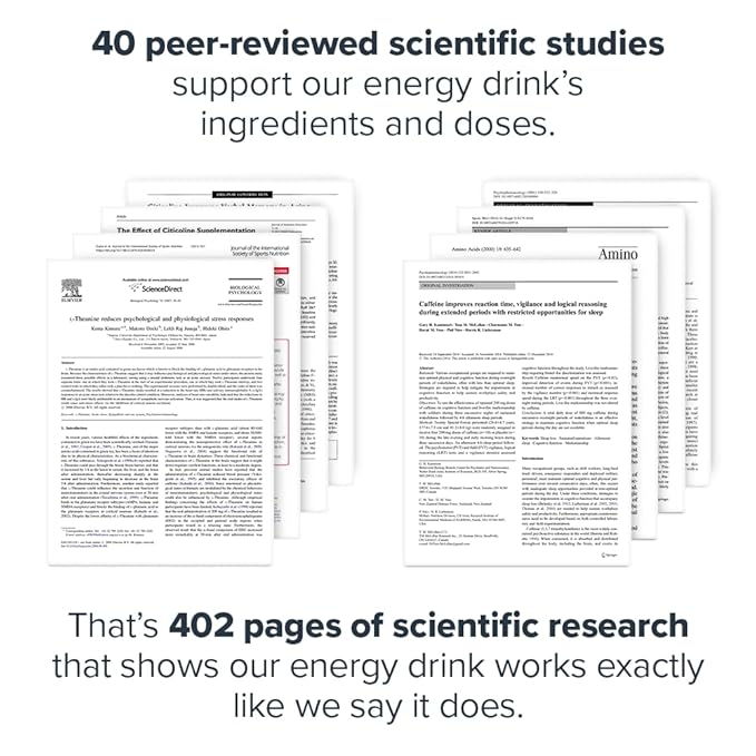 Legion Energy Drink - Naturally Sweetened and Flavored Healthy Energy Drinks - Sugar Free Energy