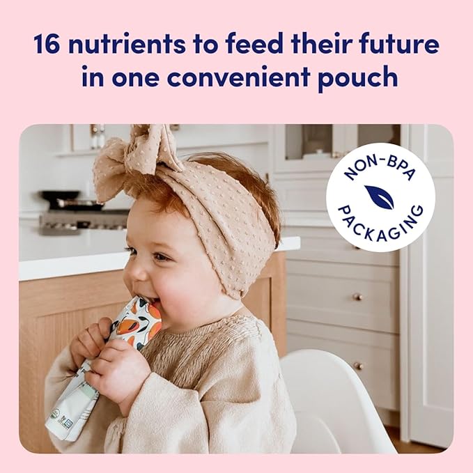 Cerebelly Organic Baby Food Pouches ??Dairy Free Smoothies for Toddlers | No Added Sugar, Fiber