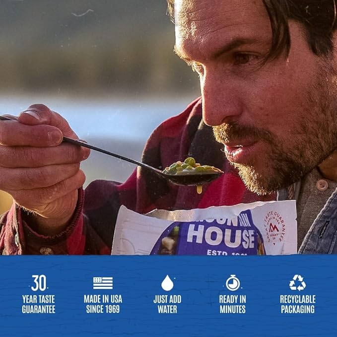Mountain House Beef Stroganoff with Noodles | Freeze Dried Backpacking & Camping Food | 6-Pack