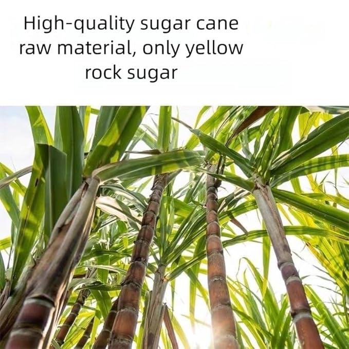 MOORCHOCO Yellow Rock Sugar for Pho, Medium-Sized (Small sized particles 14.1oz)