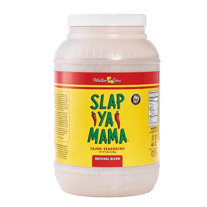 Slap Ya Mama Cajun Seasoning from Louisiana, Original Blend, No MSG and Kosher, 8 Pound Restaurant