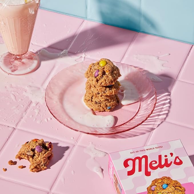 Meli?셲 Gluten Free Cookie Mix, Cookies Variety Pack - Original Monster, Chocolate Chip & Rainbow