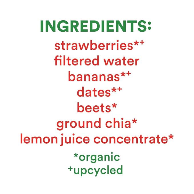 Sweet Nothings, Strawberry, USDA Organic Kids' Squeezable Fruit Smoothie Popsicle Pops, Value Pack