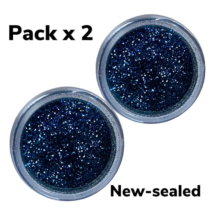OH! SWEET ART - Royal Blue Disco Cake Pack x 2 units (10g in total) - 5g each jar