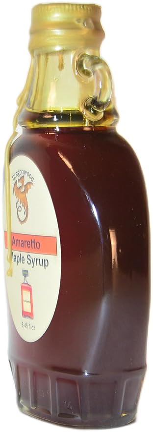 Amaretto Maple Syrup - For Pancakes and Waffles ??Made With Pure Maple Syrup And Dealcoholized