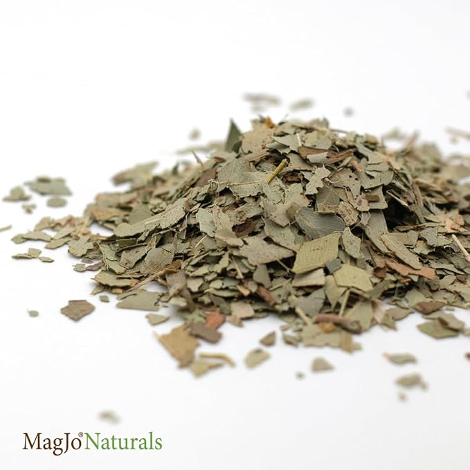 MagJo Naturals Dried Eucalyptus Leaf Cut & Sifted (16 Oz) Herbal Tea, Packaged in the USA with