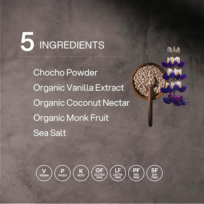 Mikuna Vegan Protein Powder (Vanilla, 15 Servings) - Plant Based Chocho Superfood Protein - Dairy