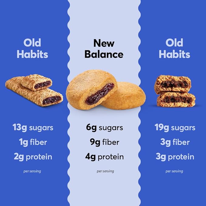 Olyra Blueberry Fruit Bars, Prebiotic High Fiber Snack, Organic Snack, Healthy Snacks for Adults