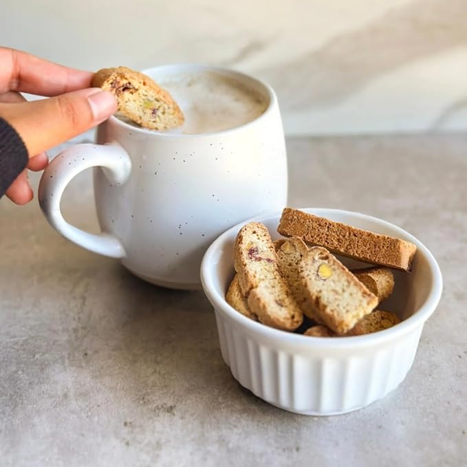 Tutti Gourmet Gluten Free Pistachio & Cranberry Biscotti, 9.9 oz (283g) Resealable Cookie Bag