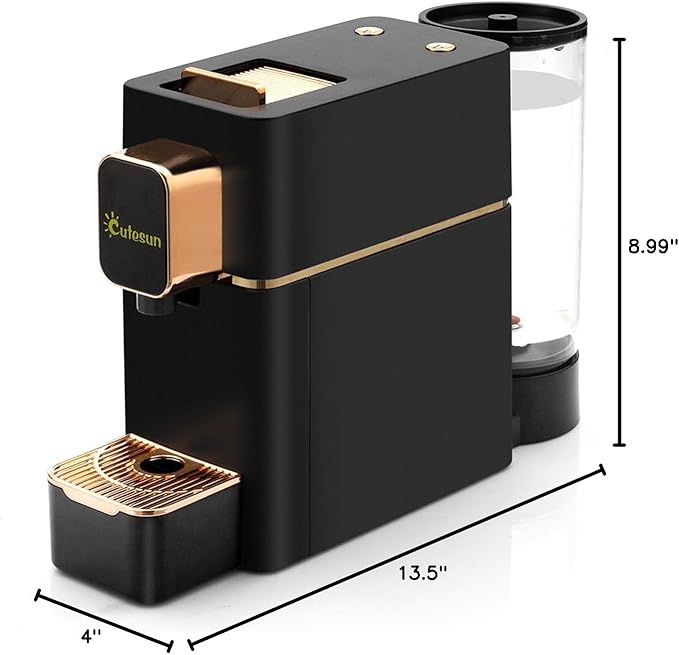 Mini Espresso Coffee Machine for Capsules Compatible with Nespresso OriginalL Machine, Espresso