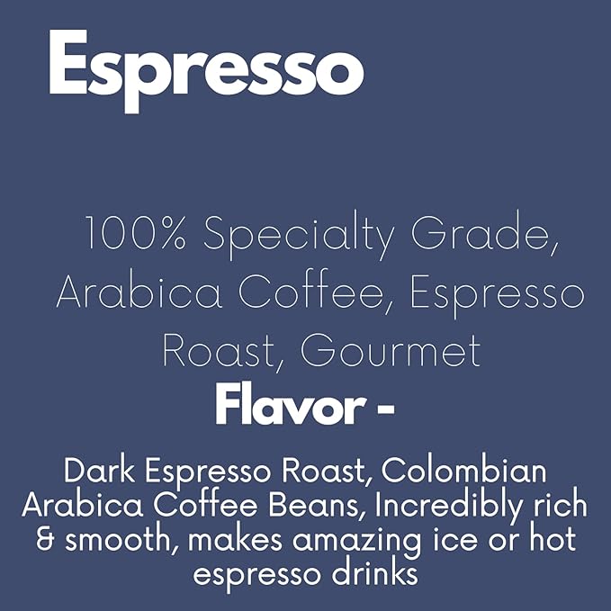 Sarasota Coffee Whole Bean Espresso | Dark Roast Gourmet Coffee Beans | Low Acid, Mold Free