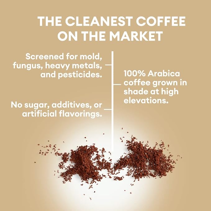 Cusa Tea & Coffee | Premium Instant Vanilla Dark Roast | Rainforest Alliance Certified Arabica