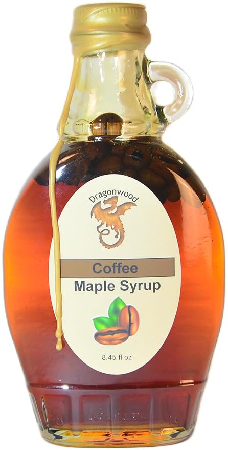 Coffee Maple Syrup - For Pancakes and Waffles ??Made With Pure Maple Syrup And Coffee Beans - By